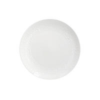 PLITVI KROŽNIK  Jasmin Bianco   28/2.5 cm      - bela, Basics, keramika (28/2.5cm) - Tognana