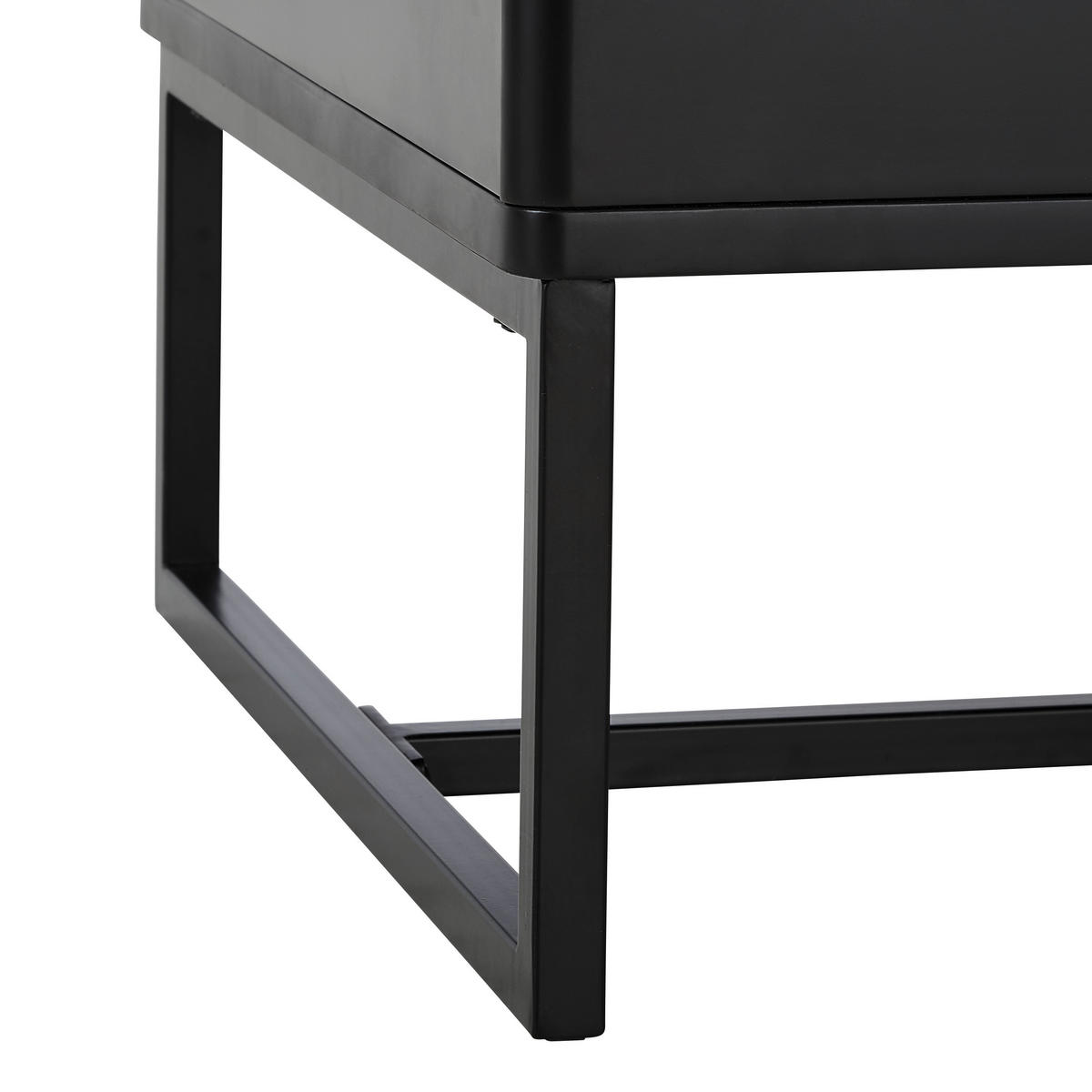 KLUBSKA MIZA, 70/40,5-65,5/60 cm črna  - črna, Design, kovina (70/40,5-65,5/60cm) - Livetastic