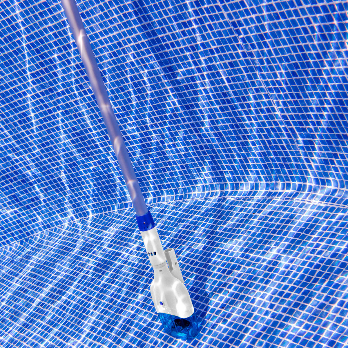 POOLSAUGER VCB08 2021  - Weiß, KONVENTIONELL, Kunststoff/Metall (12/8/133cm) - Gre