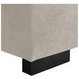 ECKSOFA  in Webstoff Beige  - Beige/Schwarz, KONVENTIONELL, Holz/Textil (244/283cm) - Carryhome