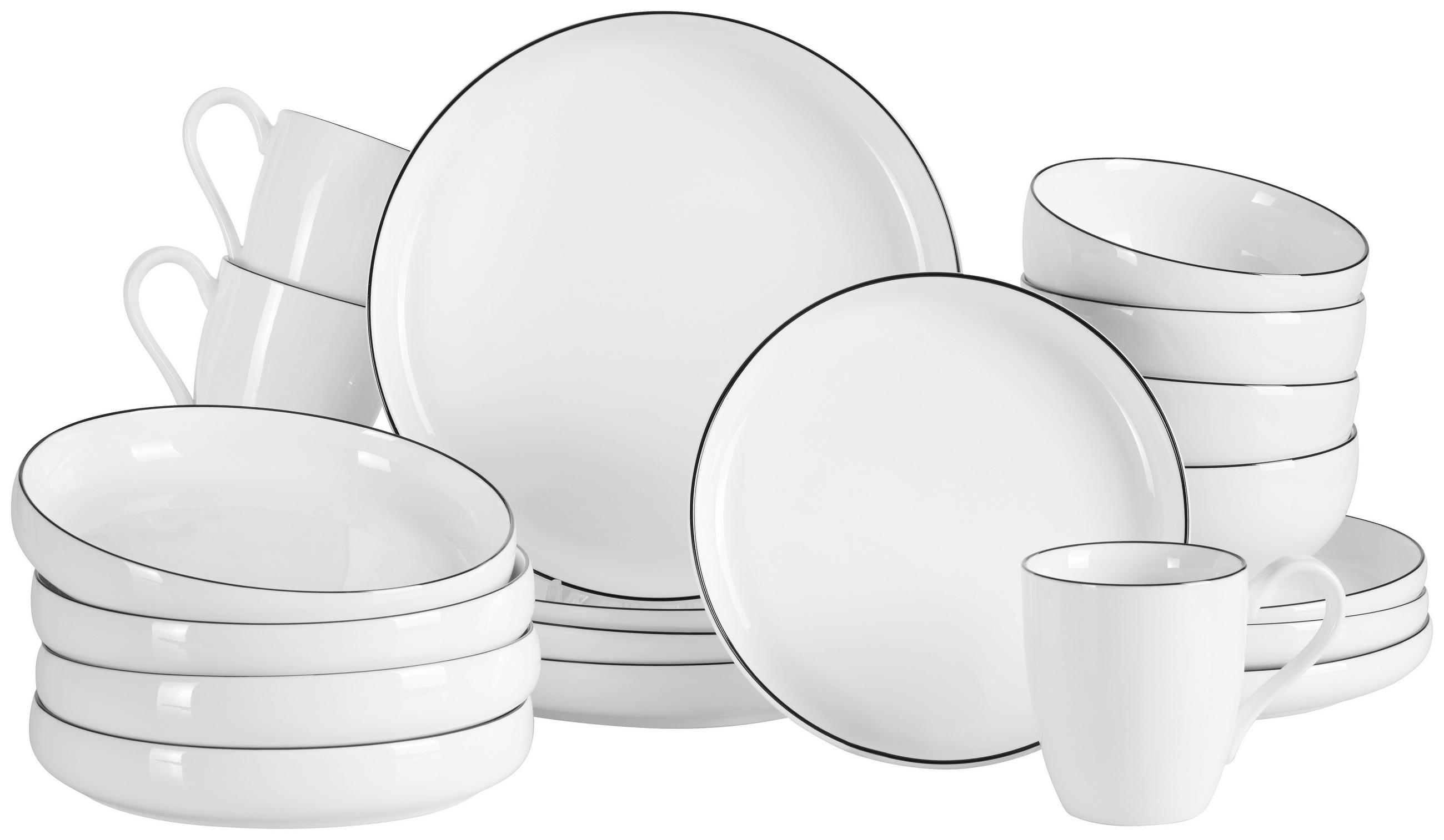 Novel KOMBINOVANÁ SOUPRAVA 20dílné, porcelán keramika