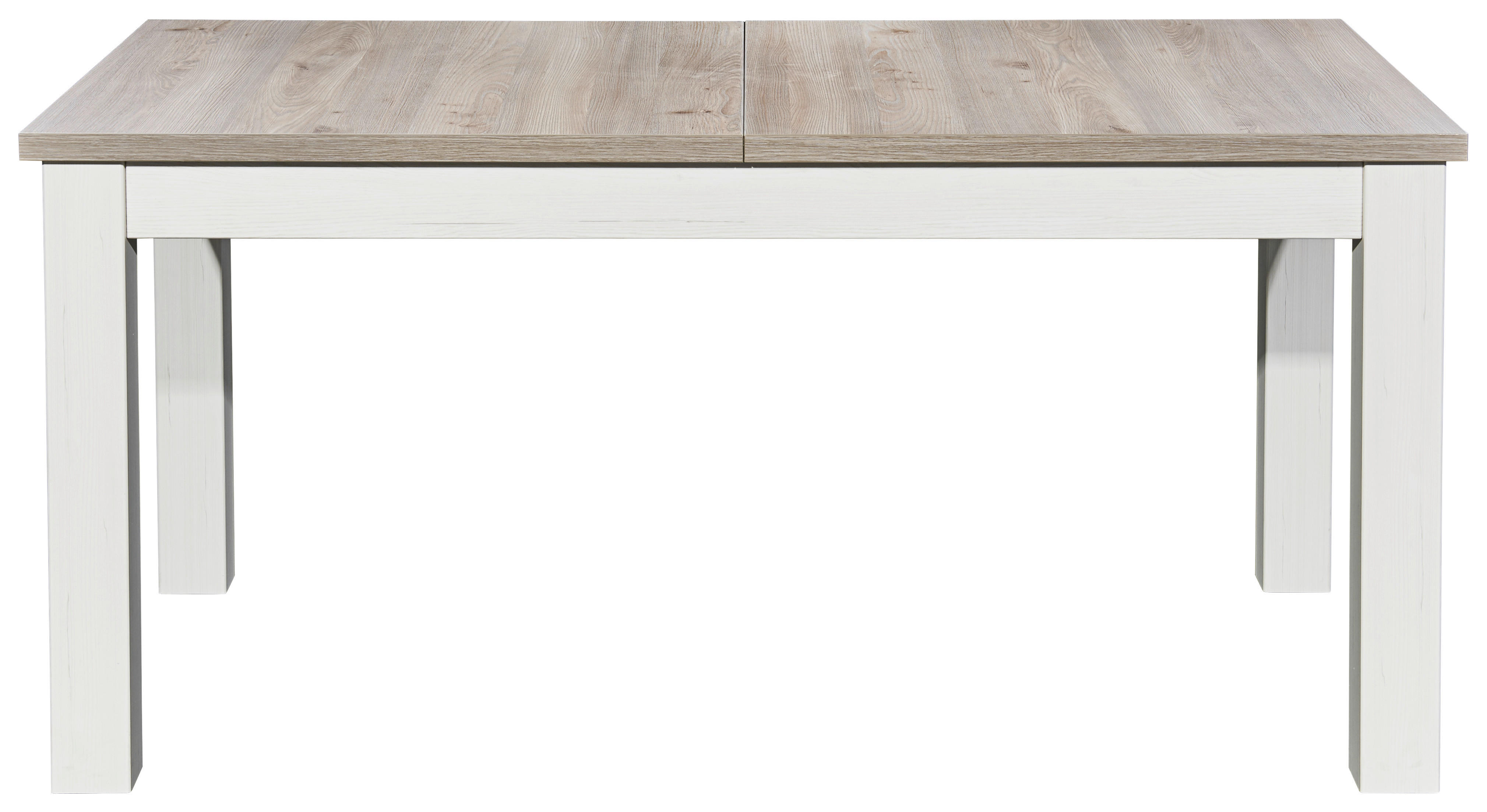 ESSTISCH rechteckig Weiß, Eichefarben  - Eichefarben/Weiß, Design (160-240/90/76cm) - SetOne by Musterring