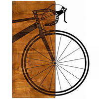 OBJEKTBILD 45/58 cm    - Schwarz/Braun, Basics, Holzwerkstoff (45/58cm)