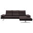 WOHNLANDSCHAFT in Textil Dunkelbraun - Chromfarben/Dunkelbraun, Design, Textil (291/164cm) - Chilliano WOHNLANDSCHAFT in Textil Dunkelbraun - Chromfarben/Dunkelbraun, Design, Textil (291/164cm) - Chilliano