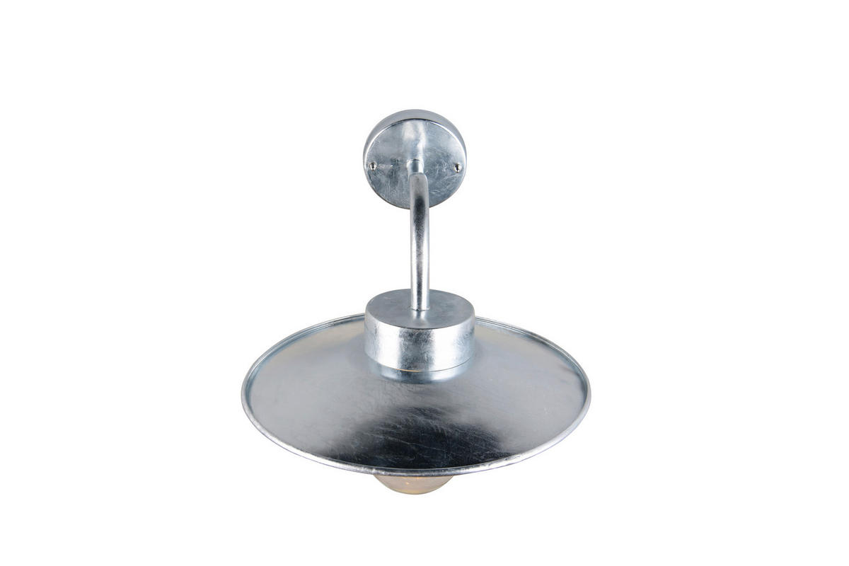 AUSSENWANDLEUCHTE Tana 31/26/41 cm  - Transparent/Zinkfarben, KONVENTIONELL, Glas/Metall (31/26/41cm) - Trio Leuchten