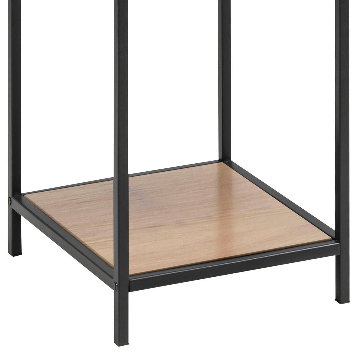 REGALELEMENT  35,0/82,5/37,0 cm Eichefarben  - Eichefarben/Schwarz, Trend, Holzwerkstoff/Metall (35,0/82,5/37,0cm) - MID.YOU