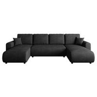 WOHNLANDSCHAFT Anthrazit Cord  - Anthrazit/Schwarz, KONVENTIONELL, Textil (152/318/152cm) - Xora