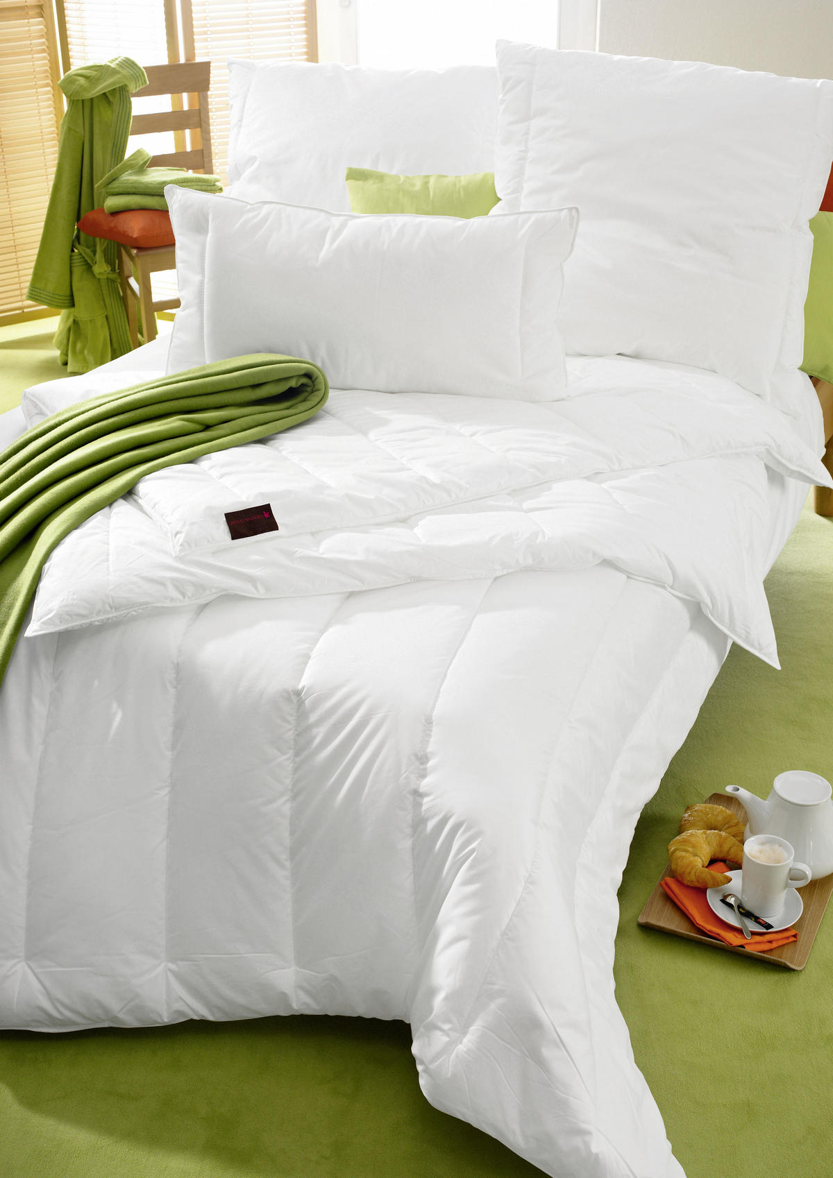 SOMMERDECKE  Vegan Dream  135/200 cm   - Weiß, KONVENTIONELL, Textil (135/200cm) - Centa-Star