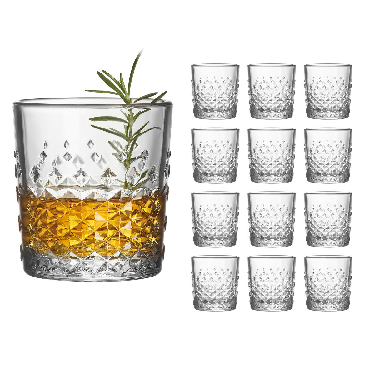 GLÄSERSET OCULAR  12-teilig  - Klar, Basics, Glas (8/9cm)