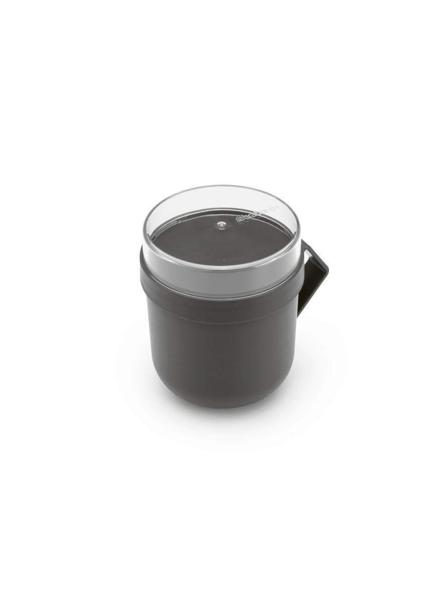 KRABIČKA NA OBĚD  - tmavě šedá, Basics, plast (11/13cm) - Brabantia