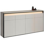 SIDEBOARD  in 174/88/38 cm  - Schwarz/Eiche Artisan, KONVENTIONELL, Holzwerkstoff (174/88/38cm) - Voleo