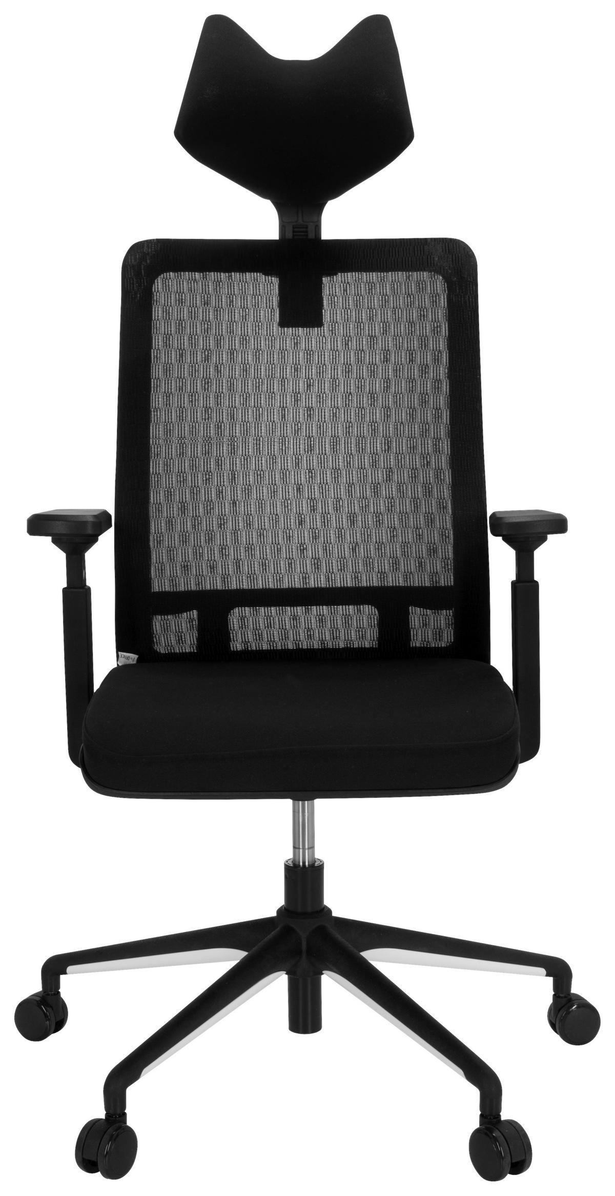 SNURRSTOL  i nätklädsel, flatväv svart  - svart, Modern, textil/plast (62/146/63cm) - MID.YOU