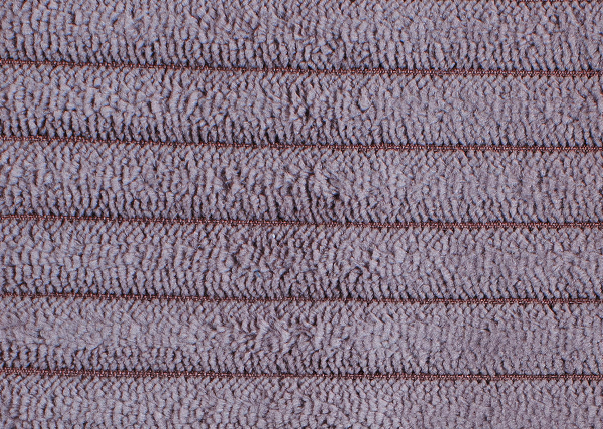 ECKSOFA in Cord Lila  - Lila/Schwarz, Design, Textil/Metall (313/242cm) - Xora