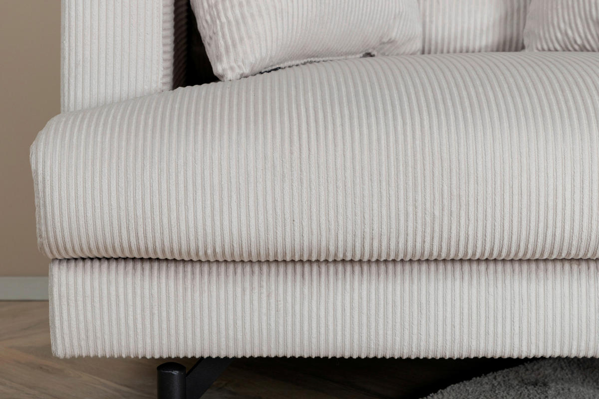 SESSEL in Beige  - Beige, Design, Textil/Metall (104/82/92cm) - Livetastic