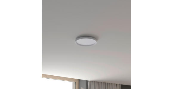 LED-DECKENLEUCHTE 30/3,5 cm   - Weiß, Basics, Kunststoff (30/3,5cm) - Novel