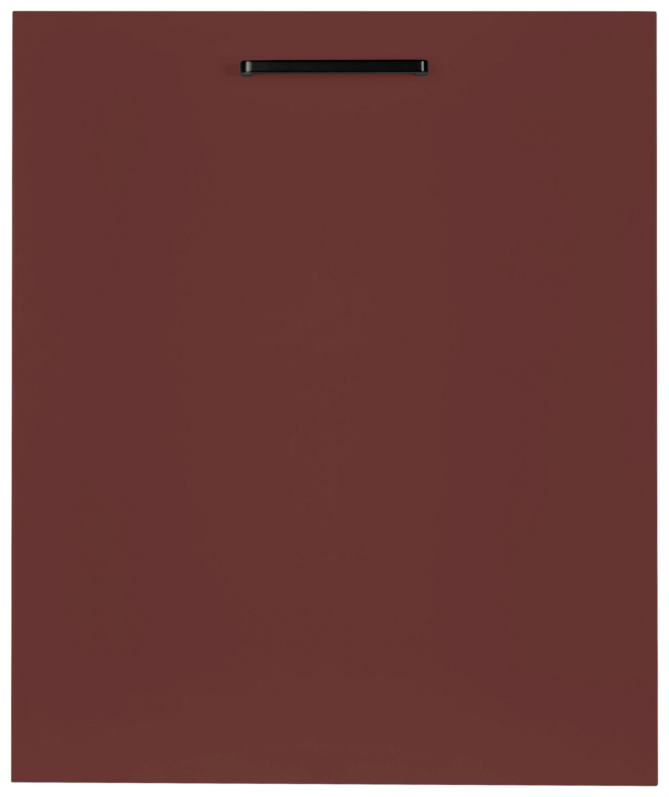 GESCHIRRSPÜLERFRONT 45/72/1,9 cm in Rot - Rot/Schwarz, MODERN, Holzwerkstoff/Metall (45/72/1,9cm) - Nobilia