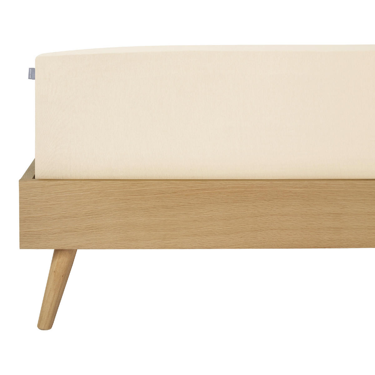 BOXSPRING-SPANNLEINTUCH 100/200 cm  - Creme, Basics, Textil (100/200cm)