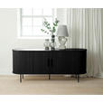 SIDEBOARD 180/76/45 cm  - Schwarz, Trend, Holz/Holzwerkstoff (180/76/45cm) - Xora