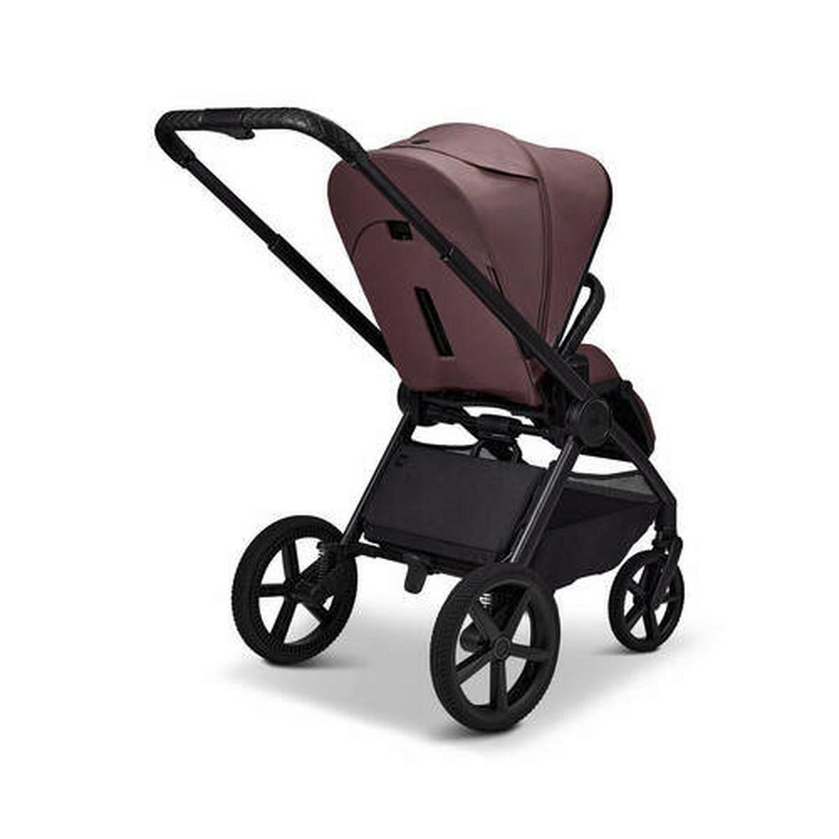 KOMBIKINDERWAGEN  Gio Fold ETPU  Tonka  - Schwarz/Mokka, Basics, Textil/Metall (120/58/92cm) - Moon Edition