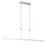 LED-HÄNGELEUCHTE - Alufarben/Weiß, Design, Kunststoff/Metall (160/90-150cm) LED-HÄNGELEUCHTE - Alufarben/Weiß, Design, Kunststoff/Metall (160/90-150cm)