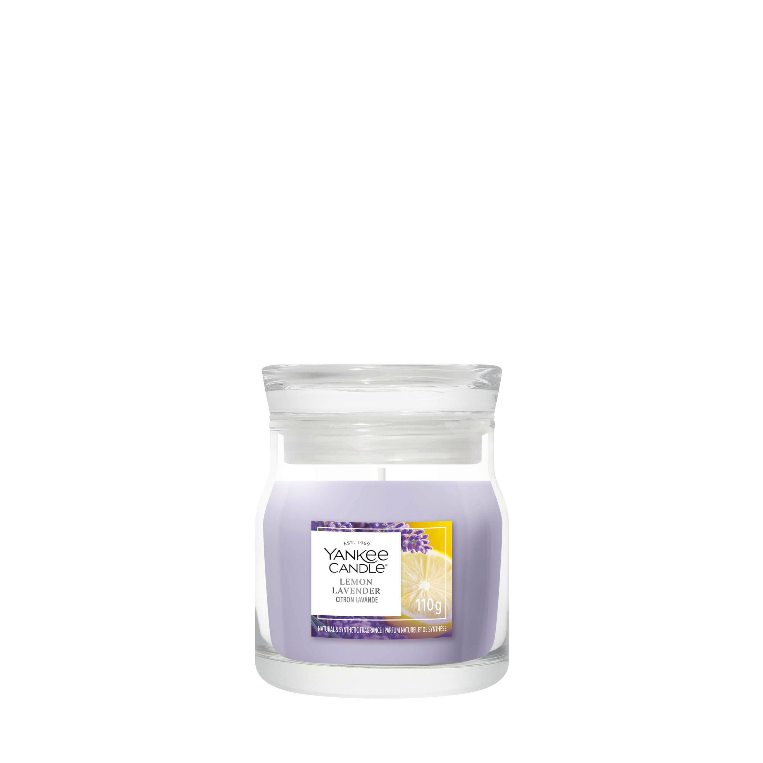 MIRISNA SVEĆA  lila  - lila, Osnovno, staklo (6/9/6cm) - Yankee Candle