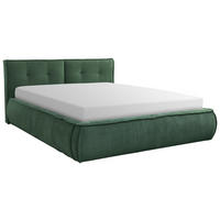 TAPECIRANI KREVET   180/200 cm   zelena  - zelena/prirodne boje, Lifestyle, drvni materijal/metal (180/200cm) - Livetastic