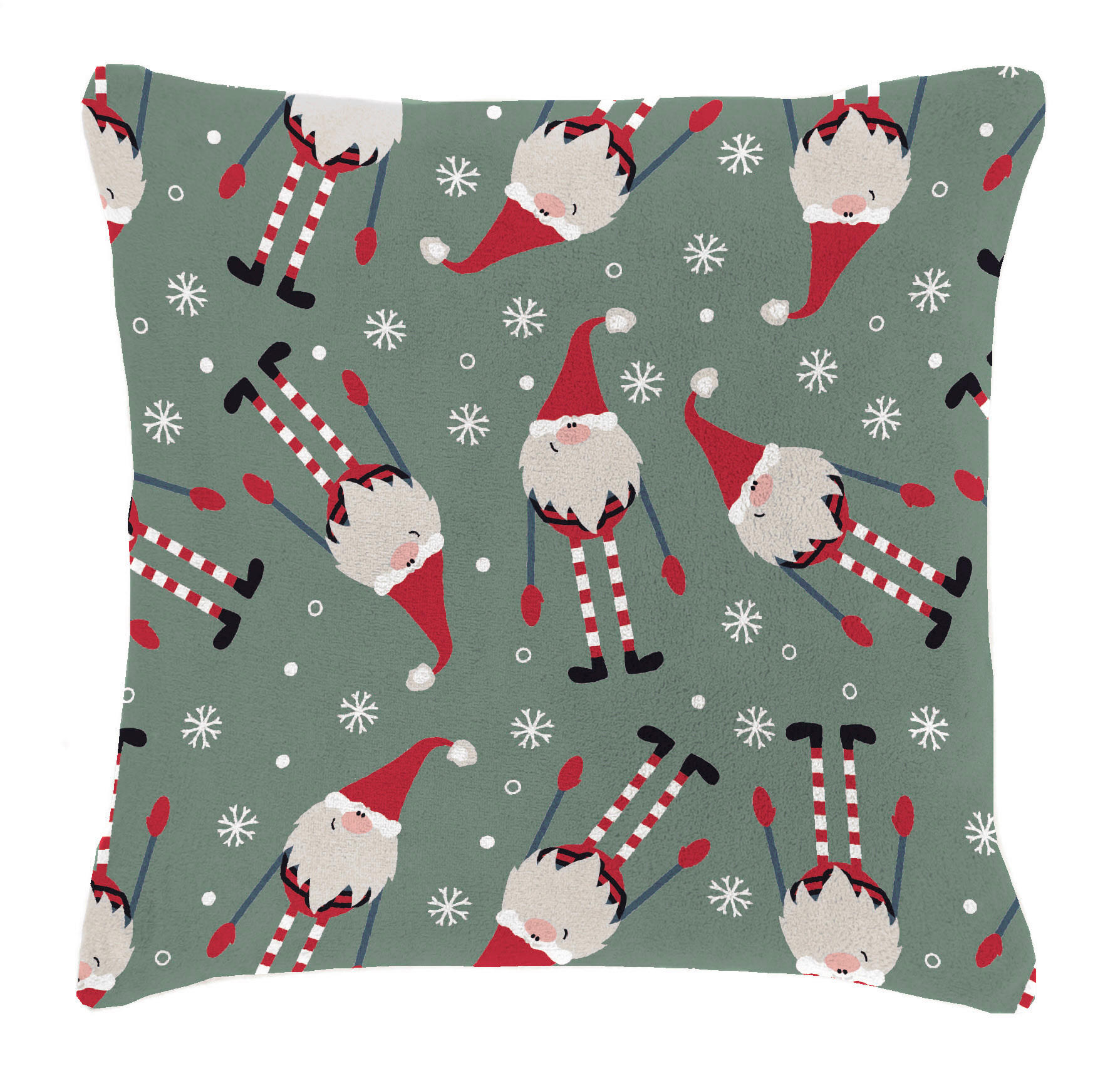 DÍSZPÁRNA 40/40 cm  - Zöld, Basics, Textil (40/40cm)