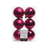 CHRISTBAUMKUGEL-SET 6-teilig Pink - Pink, Basics, Kunststoff (8cm) CHRISTBAUMKUGEL-SET 6-teilig Pink - Pink, Basics, Kunststoff (8cm)