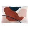 DEKORAČNÍ POLŠTÁŘ 30/50 cm - bílá/koňaková, Basics, textil (30/50cm) - Novel
