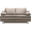 SCHLAFSOFA Beige  - Chromfarben/Beige, Design, Textil/Metall (194/96/86cm) - Novel