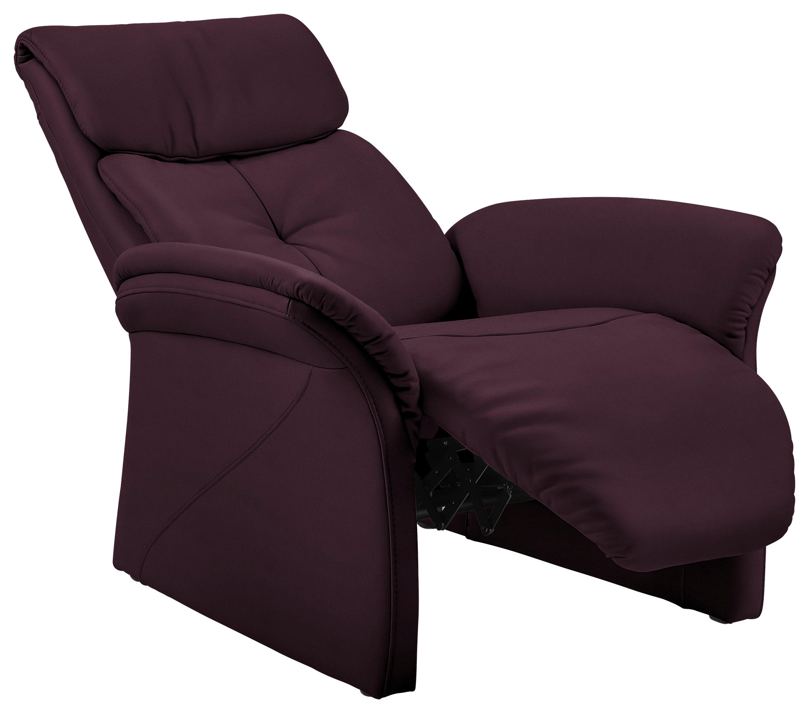 Thumbnail - Himolla Komfortklass Fernsehsessel, Violett, Leder, Echtleder, Longlife-Leder, Uni, 88x107x91 cm, Blauer Engel, Goldenes...