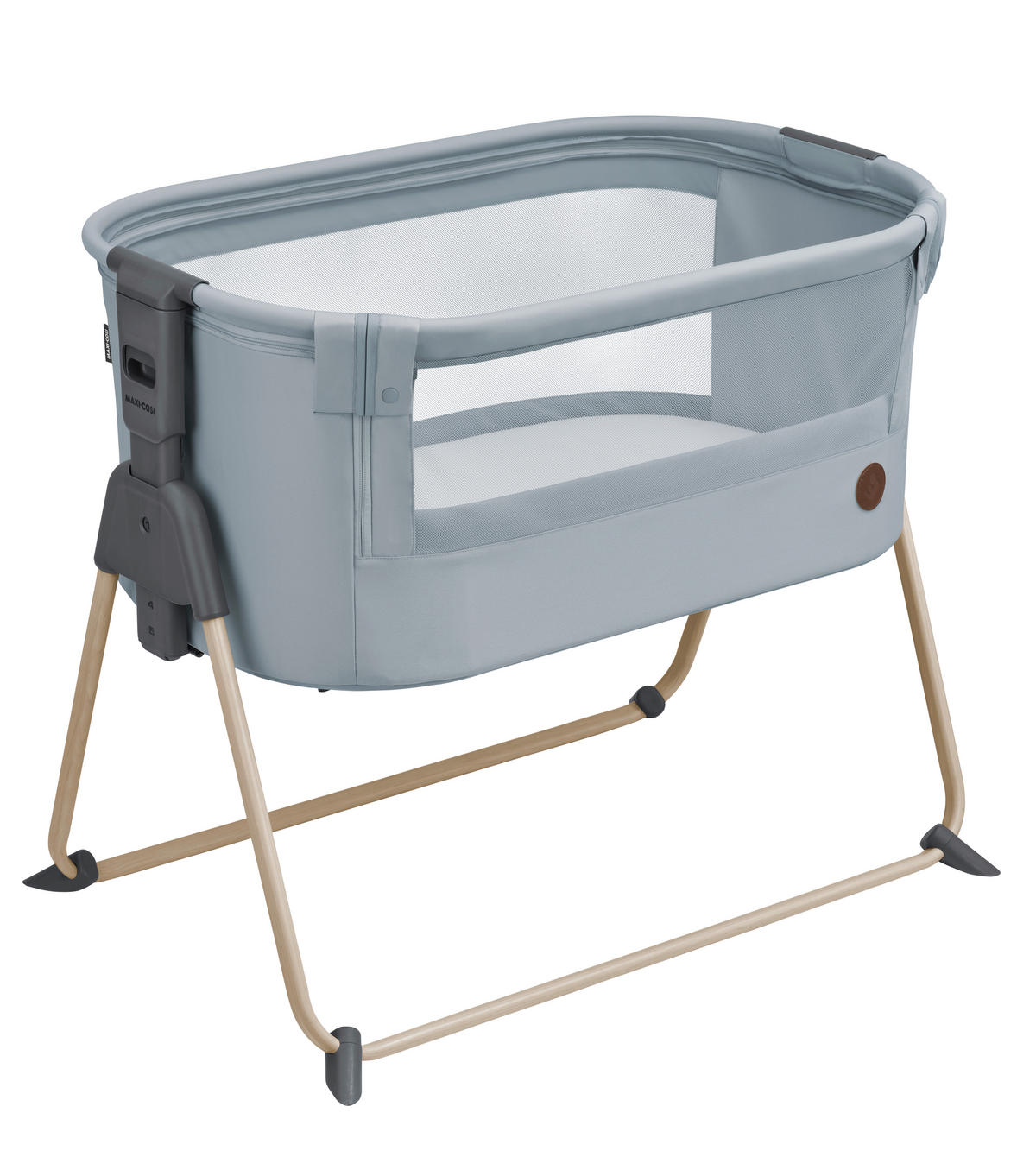 BEISTELLBETT Tori  - Hellgrau/Grau, Basics, Textil (86/76/61cm) - Maxi-Cosi