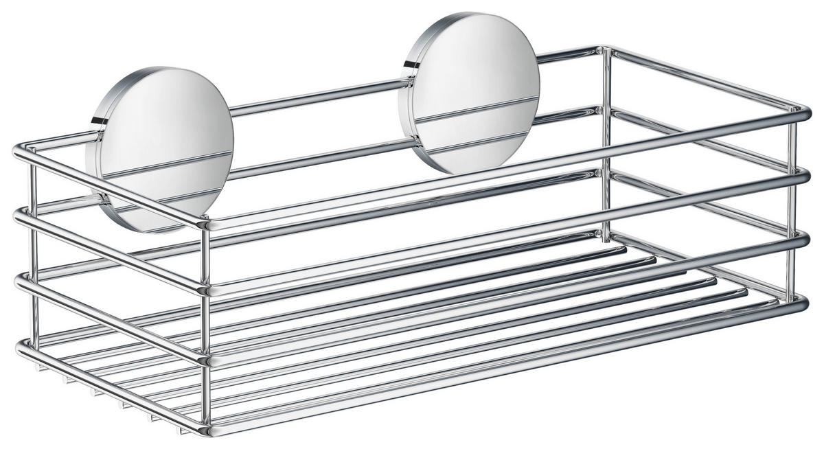 ZUHANYKOSÁR 25/5/12 cm  - krómszínű, Basics, fém (25/5/12cm)