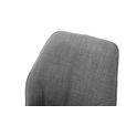 STUHL Webstoff Grau  - Schwarz/Grau, Design, Textil/Metall (49/87/61cm) - Carryhome