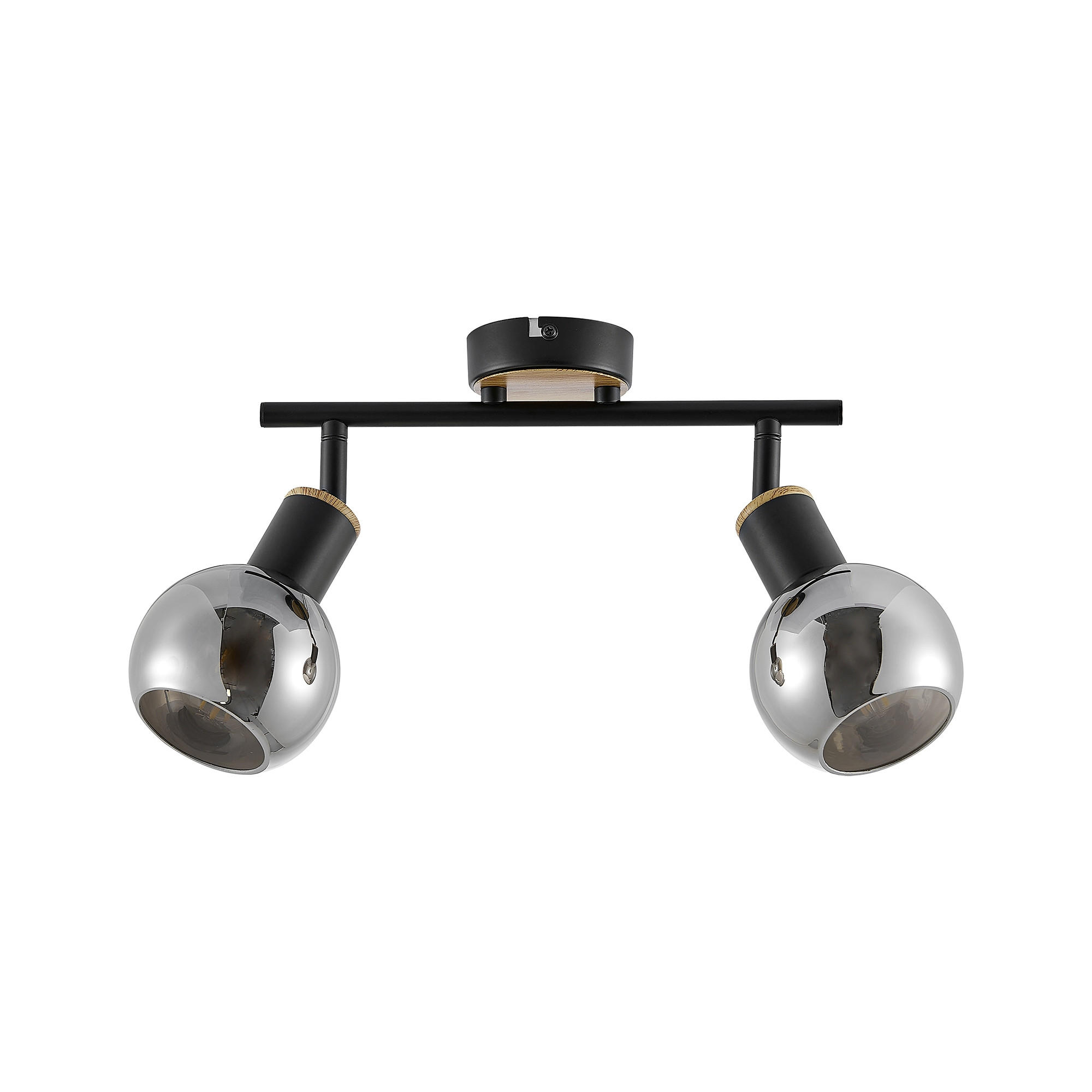 Proiector 28/10/18 cm    - culoare lemn frasin/negru, Basics, sticlă/metal (28/10/18cm) - Novel
