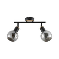 Proiector 28/10/18 cm    - culoare lemn frasin/negru, Basics, sticlă/metal (28/10/18cm) - Novel