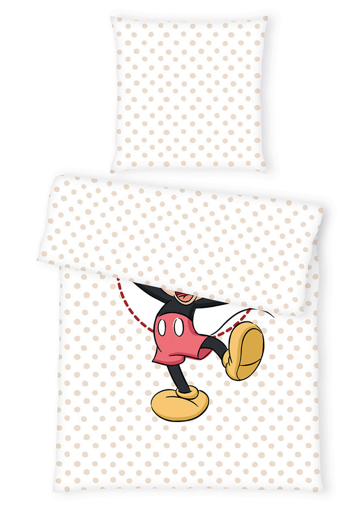 Mickey Mouse Wendebettwäsche Renforcé 135/200 cm  - Multicolor, Basics, Textil (135/200cm) - Herding