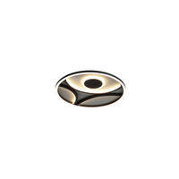 PLAFONIERĂ CU LED - alb/negru, Basics, plastic/metal (39/5cm)