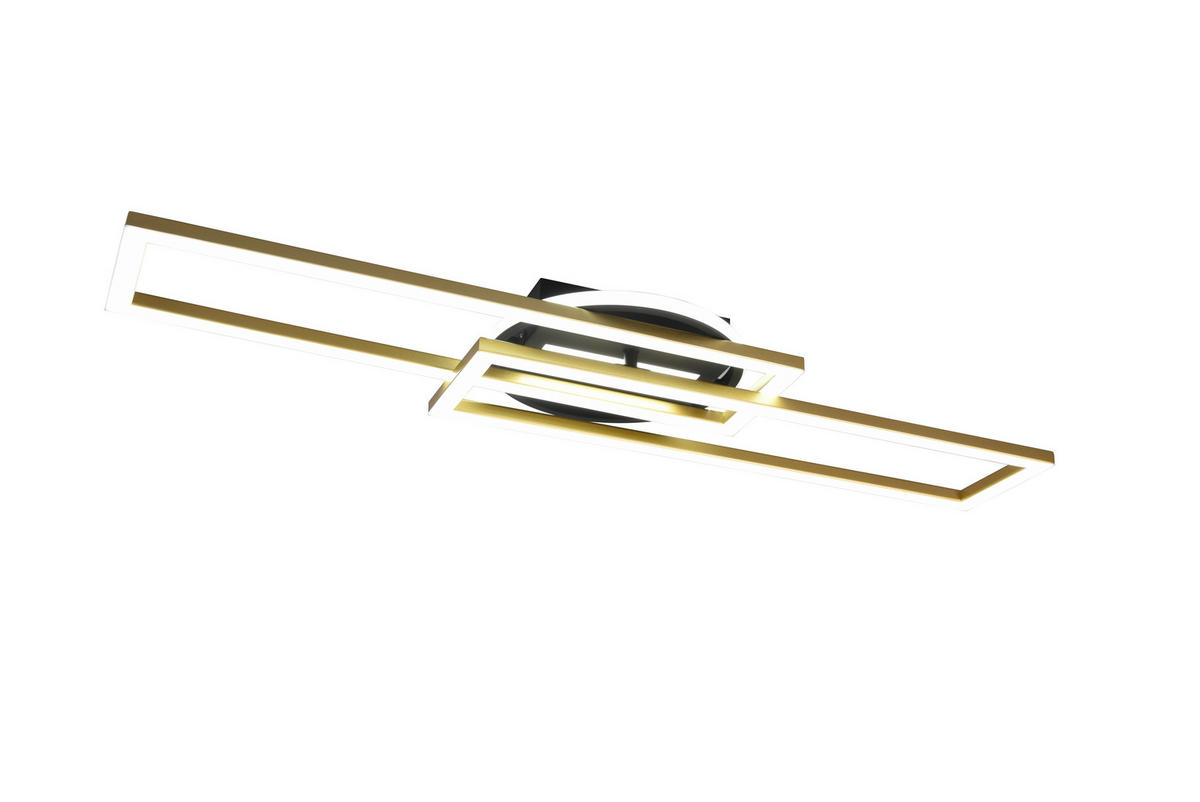 LED-DECKENLEUCHTE Twister 90,5/24,5/8,5 cm   - Messingfarben, Basics, Metall (90,5/24,5/8,5cm)