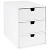 SCHUBLADENBOX  - Weiss, Basics, Karton/Papier (16/25,2/20,5cm)