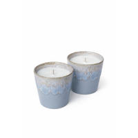KERZE IM ESPRESSOBECHER - SET - Hellgrau, Basics, Naturmaterialien/Keramik (0,07l) - Costa Nova