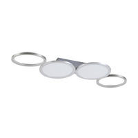 LED-TAKLAMPA 91/34/6 cm  - aluminiumfärg, Design, metall/plast (91/34/6cm) - Novel