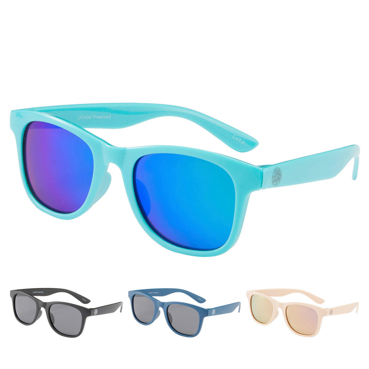 KINDER SONNENBRILLE  - Hellblau, Basics, Kunststoff