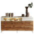 SIDEBOARD - Eichefarben/Silberfarben, Design, Glas/Holzwerkstoff (175/80/45cm) - Stylife SIDEBOARD - Eichefarben/Silberfarben, Design, Glas/Holzwerkstoff (175/80/45cm) - Stylife
