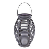 SOLARLEUCHTE - Grau, Basics, Kunststoff (18,5/35cm) - Globo