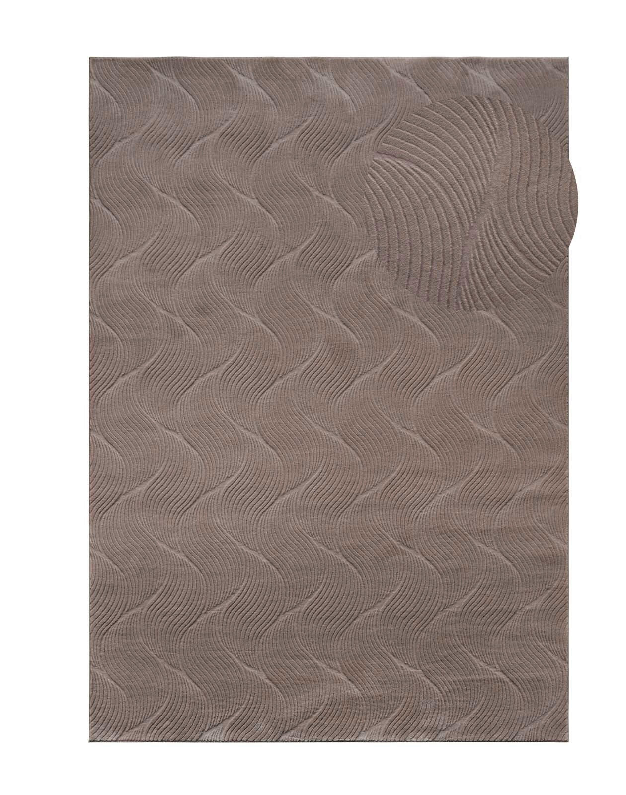 WEBTEPPICH  Wohnzimmer 120/170 cm Homestyle Taupe rechteckig  - Taupe, Design, Textil (120/170cm) - Novel