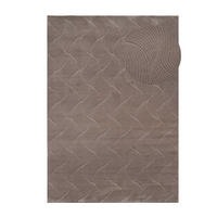 WEBTEPPICH  Wohnzimmer 120/170 cm Homestyle Taupe rechteckig  - Taupe, Design, Textil (120/170cm) - Novel