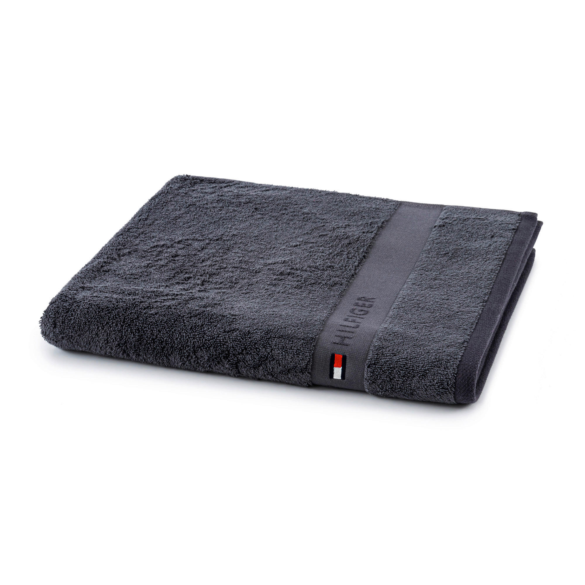 PROSOP DE DUȘ 70/140 cm gri închis  - gri închis, Basics, textil (70/140cm) - Tommy Hilfiger