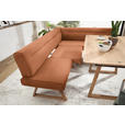 ECKBANK 230/170 cm  in Eichefarben, Cognac  - Eichefarben/Cognac, KONVENTIONELL, Holz/Textil (230/170cm) - Moderano