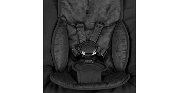 SCHAUKELWIPPE LUNCH  - Schwarz, Basics, Kunststoff/Textil (66/45/48-58cm) - My Baby Lou